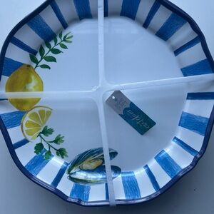 Set of 4 Melamine Plates Perfect for Your Outdoor Summer Living